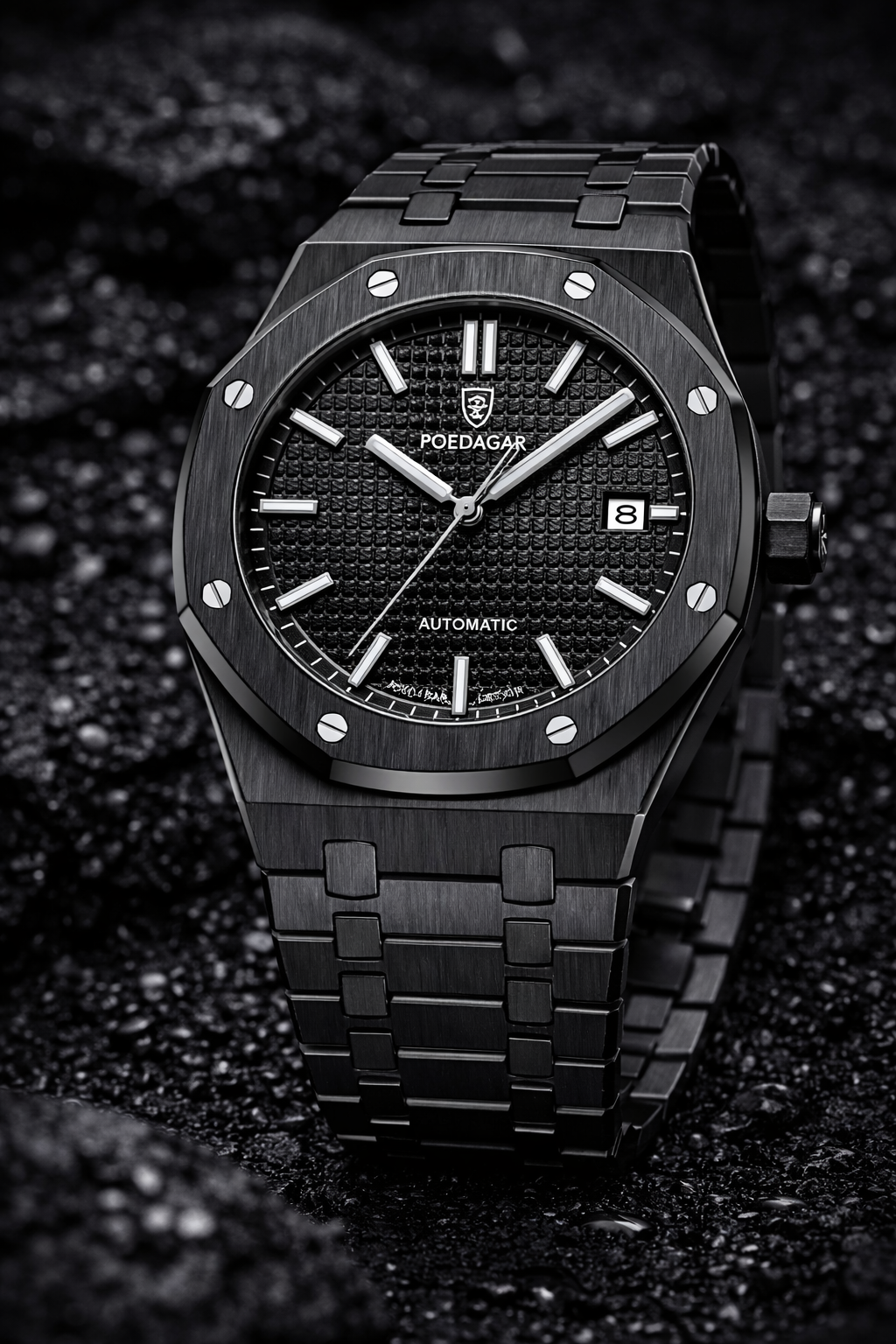 Imperial Steel Watch - Black Edition